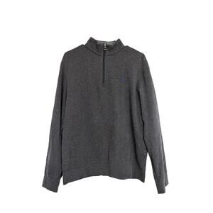 Polo Ralph Lauren Charcoal Grey Quarter-Zip Pullover